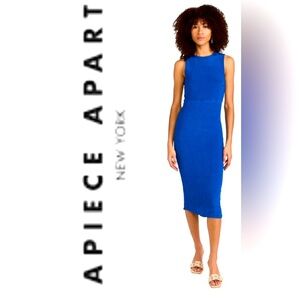 Apiece Apart Suenos Smock tank dress- Azul